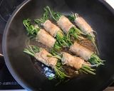 豆苗ともやしの甘辛巻き作り方6写真