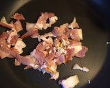 白菜とベーコンのオレンジパスタ作り方2写真