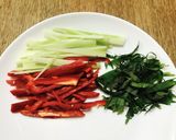 簡単！鶏ササミハムのごまだれかけ作り方1写真