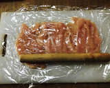 簡単！鶏ササミハムのごまだれかけ作り方2写真