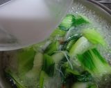 簡単10分♪青梗菜とカニカマのかきたま汁作り方6写真