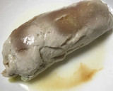 簡単！鶏ササミハムのごまだれかけ作り方6写真