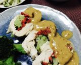 簡単！鶏ササミハムのごまだれかけ作り方8写真