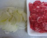 白滝でカロリーオフ＆節約♪牛丼作り方2写真