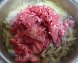白滝でカロリーオフ＆節約♪牛丼作り方5写真