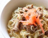 白滝でカロリーオフ＆節約♪牛丼作り方7写真