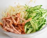 もやしと焼き豚のごま酢あえ作り方3写真