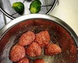 【お弁当に】芽キャベツハンバーグ作り方3写真