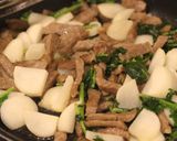 簡単！牛肉とかぶの甘辛炒め作り方3写真