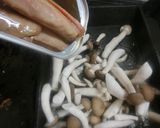 まぐろとキノコスパゲッティ　なめ茸ソース作り方5写真