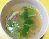 えごま油入り☆ロメインレタスのスープ♡作り方1写真