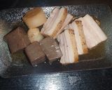 豚の角煮+大根＋こんにゃく＋蜂蜜作り方5写真