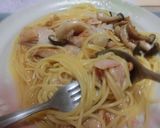 まぐろとキノコスパゲッティ　なめ茸ソース作り方16写真