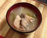 玉ねぎとブリの味噌汁作り方10写真