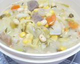 たっぷり食べよう＊豆腐と5種の野菜スープ作り方4写真