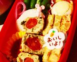 コンビーフハッシュの厚焼き卵作り方14写真