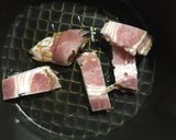 レンコンとベーコンのカニ酢炒め♫作り方1写真