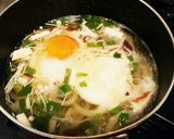生姜入り☆簡単☆卵＆餅入りかけうどん作り方4写真
