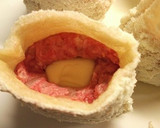 あげで揚げない！チーズメンチ風焼き巾着作り方8写真