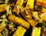 絹揚げと牛肉の焼肉のタレ焼き♪作り方6写真