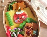 節分☆簡単♩オムライス☆赤鬼☆キャラ弁作り方5写真