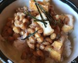 納豆とカリカリ厚揚げのご飯作り方4写真
