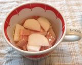ベジ♪レンジで簡単！かぶのミルクスープ作り方2写真
