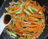 千切り野菜の炒め物作り方5写真