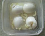塩麹で、白い味付け卵♪作り方3写真