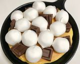サクッ♪とろ〜り♡スモアパンケーキ♡作り方2写真