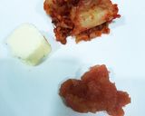 【土間土間】バター明太子・キムチうどん作り方1写真