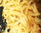 【土間土間】バター明太子・キムチうどん作り方3写真