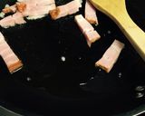 菜の花とベーコンのペペロンチーノ風炒め♪作り方3写真