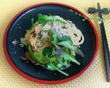 秋鮭の和風レモンクリームパスタ作り方3写真