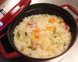 風邪ひきが作る、胃腸に優しい野菜ご飯鍋作り方4写真