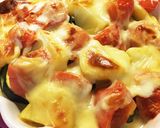 ズッキーニとトマトのマヨチーズ焼き＊作り方8写真