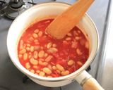 体ポカポカ！大豆とベーコンのホットスープ作り方4写真
