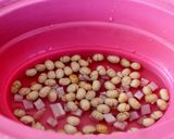 レンジで簡単！節分豆のコク旨ミルクスープ作り方2写真