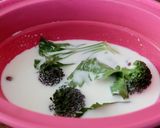レンジで簡単！節分豆のコク旨ミルクスープ作り方3写真