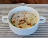 レンジで簡単！節分豆のコク旨ミルクスープ作り方4写真