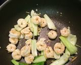 エビとチンゲン菜の卵炒め作り方3写真