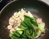 エビとチンゲン菜の卵炒め作り方4写真