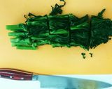 簡単時短!!春菊の辛子胡麻和え作り方2写真