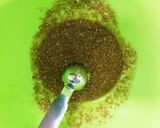 簡単時短!!春菊の辛子胡麻和え作り方3写真