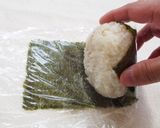 息子宛⑰「簡単海苔パリパリおにぎり」作り方7写真
