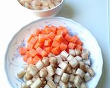 ✿生姜七味香～鶏肉入金平こぼう佃煮風✿作り方3写真