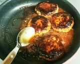 ふっくら鶏肉チーズイン照り焼きハンバーグ作り方10写真