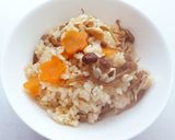 かきの木茸ご飯作り方5写真