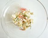 かにかまと大葉の豆腐包子作り方3写真