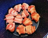 カマンベール豚バラ巻きトマトソース煮込み作り方3写真